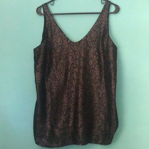 Chic Black Tank Top Blouse